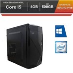 Computador BR One Desktop Intel Core I5 2400, 4GB, HD 500, DVD-Rw, Gabinete BR Pc, Windows 8 Pro