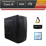 Computador BR One Desktop Intel Core I5 4GB HD 2TB Linux