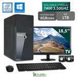 Computador com Monitor 18.5" Intel Core I5 7400 8gb 1tb Tv Windows 10 3green Triumph Business