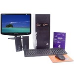 Computador E2180 com Intel® Dual Core 2GB 250GB DVD-RW PCTV Card Reader Linux - Sunsix + Monitor 932BW 19"(1440x900) Widescreen - Samsung