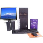 Computador E2180 com Intel® Dual Core 2GB 250GB DVD-RW PCTV Card Reader Linux - Sunsix + Monitor Standard W1952TQ-PF 19" (1440x900) Widescreen - LG