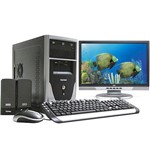 Computador E4500 com Intel® Core 2 Duo 2GB 320GB DVD-RW Windows Vista Premium - Ezpac + Monitor LCD 912VWA 19" (1440x900) Widescreen - AOC