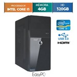 Computador Easypc Intel Core I3 4gb Ddr3 HD 320gb Hdmi Fullhd Audio 5.1