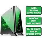 Computador Gamer Celeron G3900 Dual Core 2.8 Ghz HDMI 4Gb Nvidia Gforce GT710