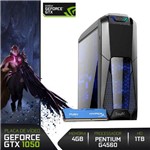 Computador Gamer Moba Box Intel Pentium G4560 4GB (GeForce GTX 1050 2GB) 1TB HDMI DVI 500W EasyPC