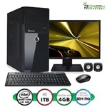 Computador 3green Ideal Monitor Led 19.5" Acer Intel Quad Core 4gb Hd 1tb Hdmi Mouse Teclado S/ Fio