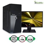Computador 3green Ideal Monitor Led 19.5" Acer Intel Quad Core 2.42ghz 4gb Hd 1tb Usb 3.0 Hdmi