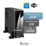 Computador 3green Slim Intel Dual Core J3060 2gb 320gb Wifi Hdmi USB 3.0
