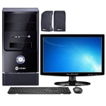 Computador Intel Core 2 Duo 4gb 160gb Monitor LED 15.4 DVD