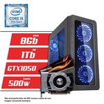 Computador Intel Core I5 7ª Geração 8GB HD 1TB GTX 1050 2GB CertoX BRAVE 5011