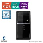 Computador Intel Core I5 8ª Geração 4GB SSD 120GB DVD Certo PC Select 1016