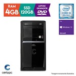 Computador Intel Core I5 8ª Geração 4GB SSD 120GB DVD Windows 10 PRO Certo PC Select 1018