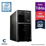 Computador Intel Core I7 8° Geração 16GB SSD 120GB DVD Certo PC Desempenho 1016