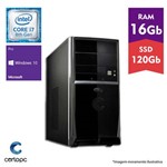 Computador Intel Core I7 8° Geração 16GB SSD 120GB Windows 10 PRO Certo PC Desempenho 1015