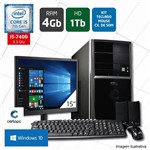 Computador + Monitor 15’’ Intel Core I5 7ª Geração 4GB HD 1TB Windows 10 Certo PC SELECT 024