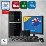 Computador + Monitor 15'' Intel Core I5 7ª Ger 8GB HD 1TB Certo PC SELECT 035