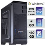 Computador Pc Desktop Intel Quadcore 2,4 Ghz Mem 4gb HD 160gb Windows 7 Wifi