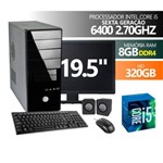 Computador Premium Business Core I5 6400 6 Geração 8gb Ddr4 Hd 320gb Monitor 19.5 + Kit ( Mouse,tecl
