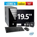 Computador Premium Business Intel Core I5 8gb 1tb + Monitor Led 19,5 + Kit ( Mou,tec,caixa )