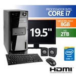 Computador Premium Business Intel Core I7 8gb Ddr3 Hd 2tb Monitor 19.5 + Kit ( Mouse,teclado,caixa)