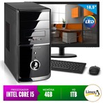 Computador Smart Pc SMT80223 Intel Core I5 4GB 1TB + Monitor 18,5" Linux
