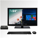 Computador Tvpc com Tv Led Philco Full HD 24 Intel Quad Core 4gb Windows 10 500gb + 32gb Wifi Easypc