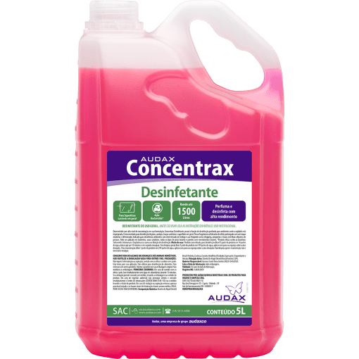 Concentrax Desinfetante - 5 Litros - AudaxCo