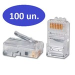 Conector Rj45 Pack 100pçs 01230