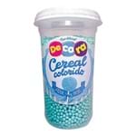 Confeito Cereal Colorido Azul Bebê 260g - Cacau Foods
