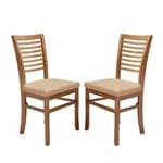 Conjunto 02 Cadeiras de Jantar Milão - Wood Prime 251121