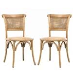 Conjunto 02 Cadeiras de Jantar Varvati - Wood Prime AM 20023