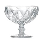 Conjunto 18 Taça Sobremesa Diamond Transparente 6475