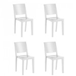 Conjunto 4 Cadeiras Hydra Plus Kappesberg Branco