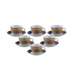 Conjunto 6 Xícaras para Chá com Pires Baeza - 220 Ml - Wo