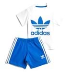 Conjunto Adidas I Short Tee Azul Infantil Masculino 2-3