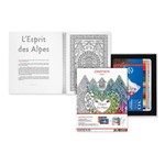 Conjunto Artistico Caran D'ache Box Art-therapy Lápis Prismalo + Livro Esprit Alpes 3000.600