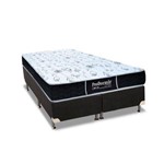 Conjunto Box - Colchão Probel Prolastic Pró Dormir Black + Cama Box Nobuck Black - Queen 158x198