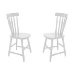Conjunto 2 Cadeiras Campestre Branco - Branco