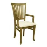 Conjunto 2 Cadeiras de Jantar Curtis com Braço Oregon - Wood Prime AM 32252