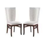 Conjunto 2 Cadeiras de Jantar Veneza - Wood Prime MF 15370