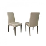 Conjunto 2 Cadeiras Estofadas Madesa Rustic/ Saara