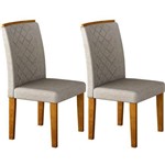 Conjunto 2 Cadeiras Jade – Rufato - Imbuia / Turim