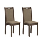 Conjunto 2 Cadeiras Livia Marrocos e Sued Marfim