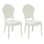 Conjunto 2 Cadeiras Tramontina Belle Epoque Branco 92056010