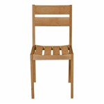 Conjunto com 4 Cadeiras Verona Sem Braços em Madeira Mestra Móveis