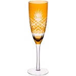 Conjunto com 6 Taças de Vidro para Champagne 150ml Âmbares Tropicalis 6604 Lyor