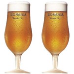 Conjunto com 2 Taças Bohemia Pilsen em Vidro para Cerveja 380ML Globimport