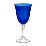 Conjunto de 6 Taças de Cristal para Água 360ml Blue Bohemia