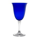 Conjunto de 6 Taças para Água 360ml Kleopatra Azul Bohemia