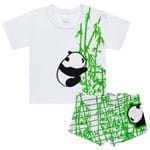 Conjunto de Banho para Bebe Pandite: Camiseta + Sunga - Cara de Criança